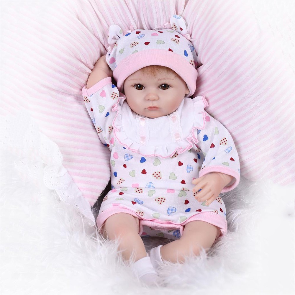 16 Inches Silicone Reborn Babies Cheap Reborn Baby Girl Dolls