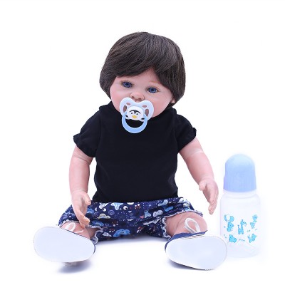 baby boy doll with bottle