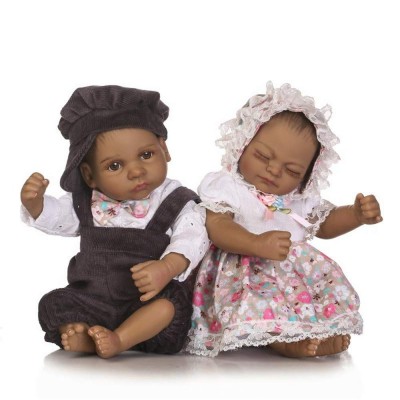 black reborn baby dolls twins